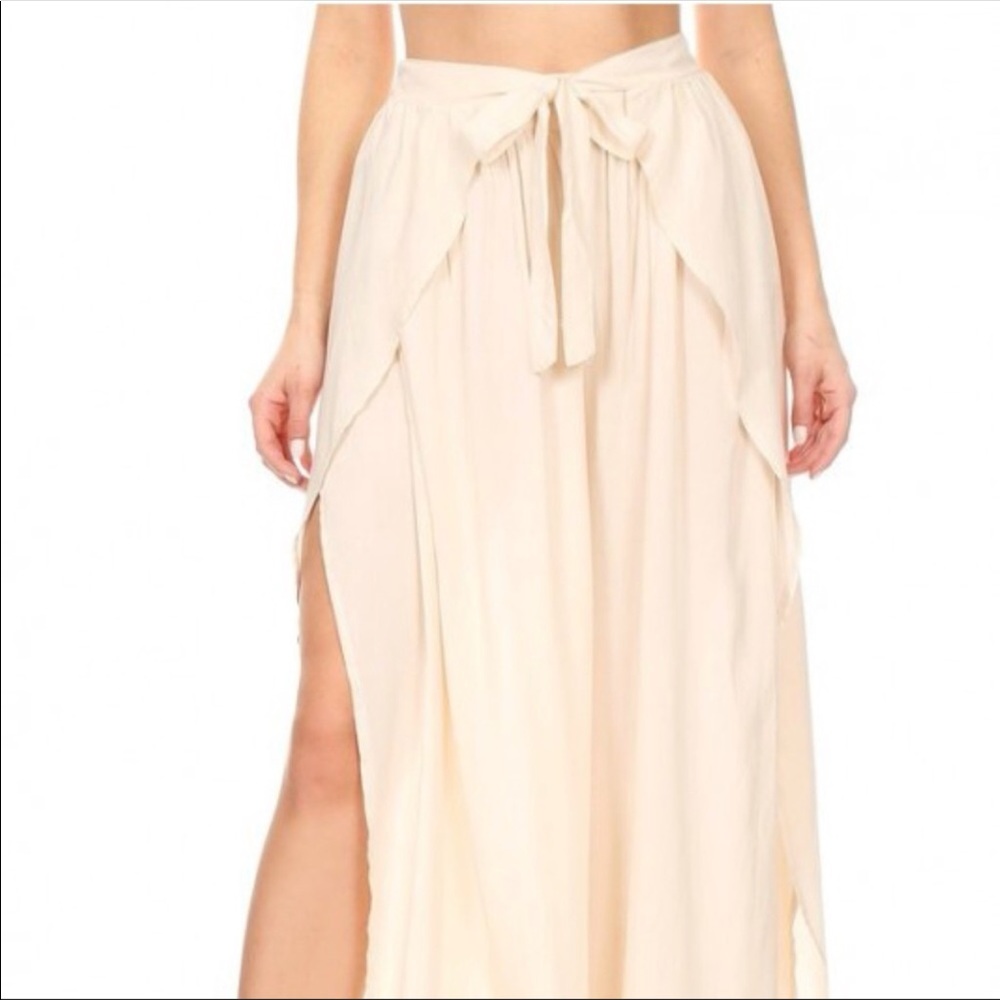 Palazzo Wrap Pants - Picture 2 of 6